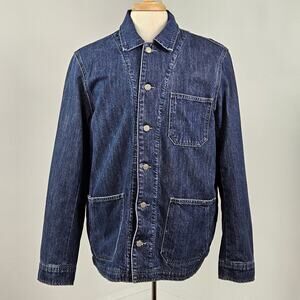 Lucky Brand Denim Chore Coat Ranch Barn Jacket Yellowstone TV Series Men's Large